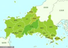 山口県内の無料出張買取エリアマップ